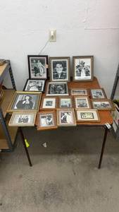 lot 859 image: Collection of Framed Elvis Presley Photos and Memorabilia