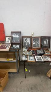 lot 871 image: Collection of Framed Rolling Stones Black and White Photographs