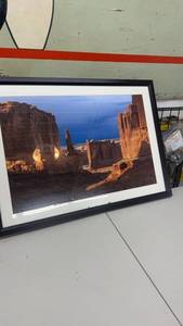 lot 930 image: Framed Landscape Photograph of Southwestern Canyon Scene