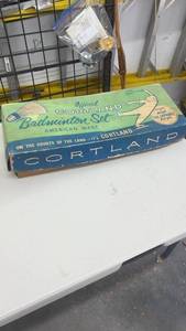 lot 943 image: Cortland Badminton Set with Rackets, Shuttlecocks, and Net in Box