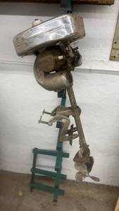 lot 1735 image: Vintage Champion Motors Co. Outboard Boat Motor