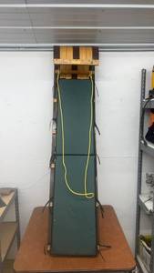 lot 1759 image: L.L. Bean Fleur du Snow Wooden Toboggan Sled with Cushion