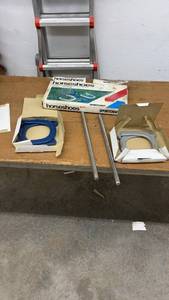 lot 1811 image: Champion Horseshoes Game Set with Stakes and Original Box