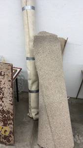 lot 1865 image: Collection of Assorted Rolled Carpets and Remnants