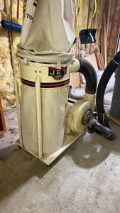 lot 1258 image: Jet 1.5 HP Dust Collector System with Cyclone Separator and Remote Control
