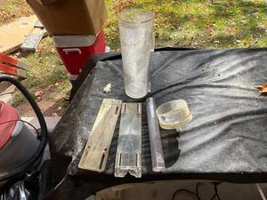 lot 1310 image: Vintage Promotive Plastics Inc. Hydrometer Cylinder Set