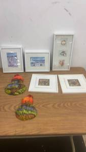 lot 273 image: Collection of Framed Art Prints and Decorative Wall Plaques