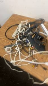 lot 279 image: Assorted Lot of Power Strips and Mixed Cables