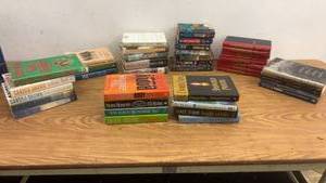lot 300 image: Large Mixed Book Collection Mystery, Fiction, Thrillers, Classics