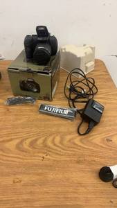 lot 302 image: Fujifilm FinePix HS30EXR 30x Zoom Digital Camera with Accessories and Original Box