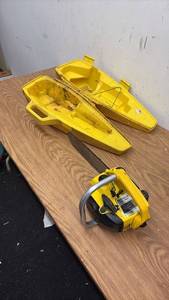 lot 354 image: McCulloch Mini Mac 35 Chainsaw with Yellow Carry Case