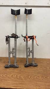 lot 368 image: Pair of Adjustable Drywall Stilts with Straps