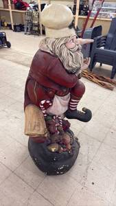lot 400 image: Large Whimsical Santa Claus Holiday Decor Figure