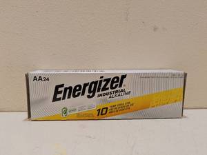 lot 16 image: NEW ENERGIZER INDUSTRIAL ALKALINE BATTERIES AA 24PK