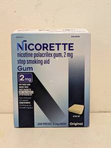 lot 31 image: NEW NICORETTE NICOTINE POLACRILEX GUM 2 MG