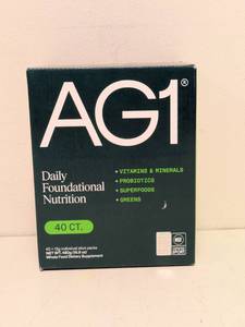 lot 37 image: AG1 DAILY FOUNDATIONAL NUTRITION 40CT