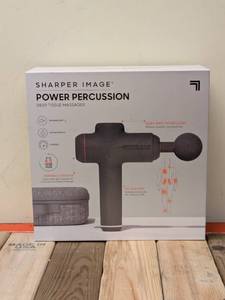 lot 110 image: SHARPER IMAGE POWER PERCUSSION DEEP TISSUE MASSAGER