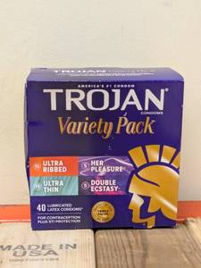 lot 112 image: NEW TROJAN VARIETY PACK (40)