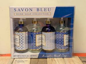 lot 119 image: SAVON BLEU HAND SOAP COLLECTION 4PK.