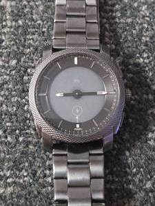 lot 18 image: FOSSIL Mens Chronograph Watch. All Stainless Steel. Water Resistant. Very nice.