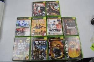 lot 104 image: Xbox Original Game Lot - 10 Titles GTA San Andreas Call of Duty OutRun 2