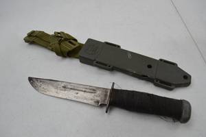 lot 130 image: PAL RH-36 Military Knife with Sheath