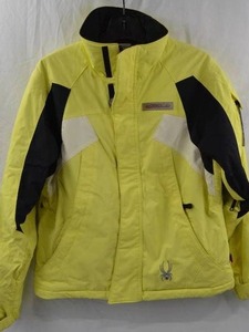 lot 151 image: Spyder Team Venom Yellow Ski Jacket Size Medium