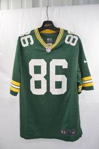 lot 155 image: Green Bay Packers Osinski #86 NFL Nike On Field Jersey Large