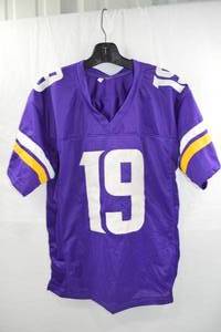 lot 158 image: Purple Football Jersey Thielen 19 Size M