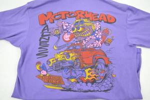lot 197 image: Mens Motorhead Graphic Tee and Polo Shirt - Purple, Size Unknown