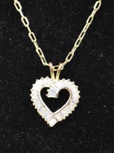 lot 217 image: Melinda Maria Sterling Silver Heart Pendant Necklace .925