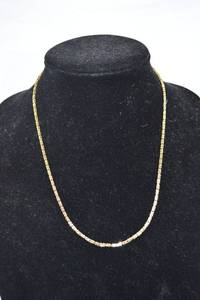 lot A-221 image: 14k Yellow Gold Rope Chain Necklace, 18 in., 13.53 g