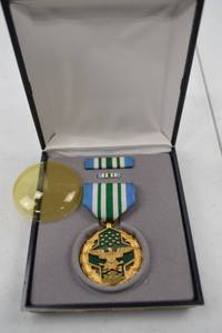 lot 243 image: U.S. Army Legion of Merit Medal Set with Case