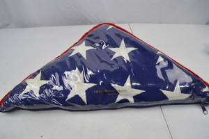 lot 248 image: Folded American Flag in Display Cover - Lienkaemper Chapel Ontario OR