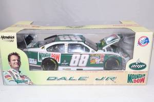 lot 65 image: Dale Jr Mountain Dew #88 Diecast Car in Original Box