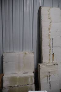 lot 97 image: BMO Kitchen Knotty Alder Cabinet Components - Surplus Lot