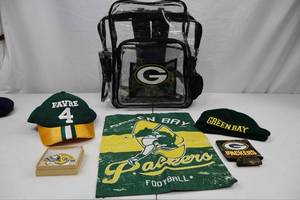lot 292 image: Green Bay Packers Fan Collectibles Lot