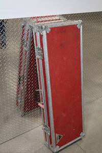 lot 315 image: Road Boss Red ATA Flight Case for AV or Lighting Gear