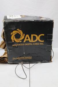 lot 329 image: ADC 11802R 18 AWG 2-Conductor Fire Alarm Cable, 1000 ft Box