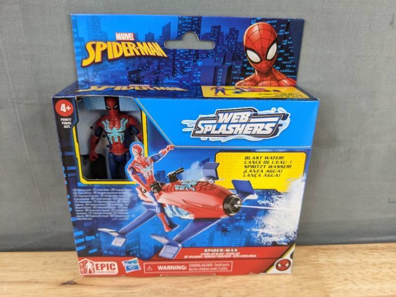 lot 48J image: Brand New Marvel Spider-Man Web Splasher Action Figure