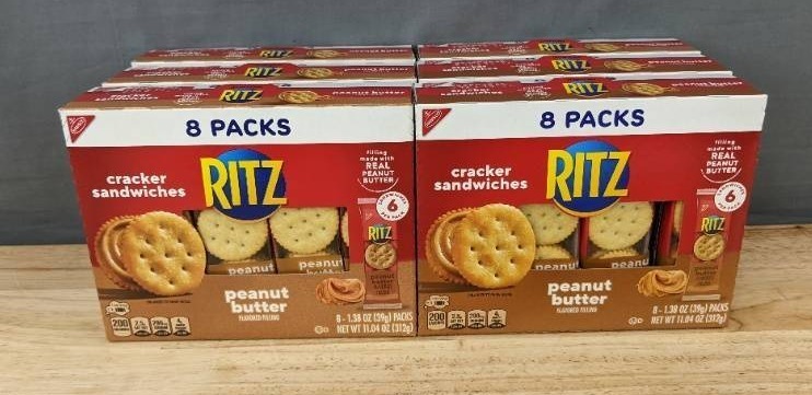 lot 20E image: 48 Packs Ritz Peanut Butter Cracker Sandwiches - Brand New