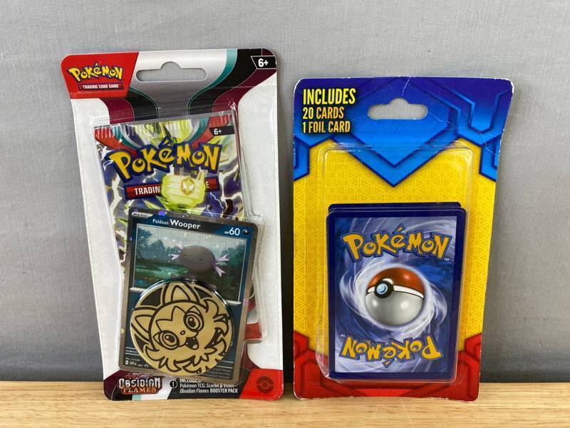 lot 48B image: Brand New Pokemon TCG Lot SV Obsidian Flames Pack & Booster 20 Pack plus Foil T