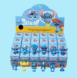 lot 9H image: Disneys Stitch 24 Mystery Figurine Keychain Set with Display Retail Box - Brand New