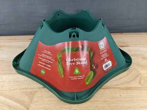lot 69L image: Oasis Christmas Tree Stand for Trees up to 6 ft - Brand New