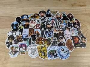 lot 307 image: 50 Harry Potter Stickers - Brand New