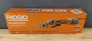 lot 13H image: RIDGID One-Handed Orbital Reciprocating Saw - Brand New