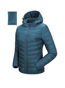 lot 173 image: 33,000ft Womens Hooded Puffer Jacket XL Blue $56 Retail - Brand New