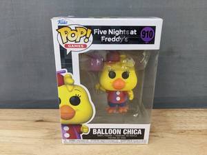 lot 184 image: Funko Pop Five Nights at Freddys #910 Balloon Chica - Brand New