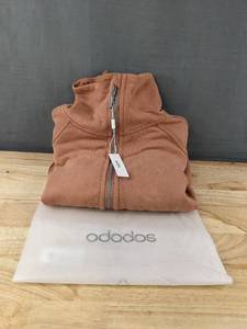 lot 194 image: Ododos Womens Zip Up Sweatshirt Mauve Medium - Brand New