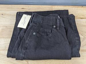 lot 195 image: Universal Thread Womens Super Wide Leg Jeans Black Size 6 Regular - Brand New